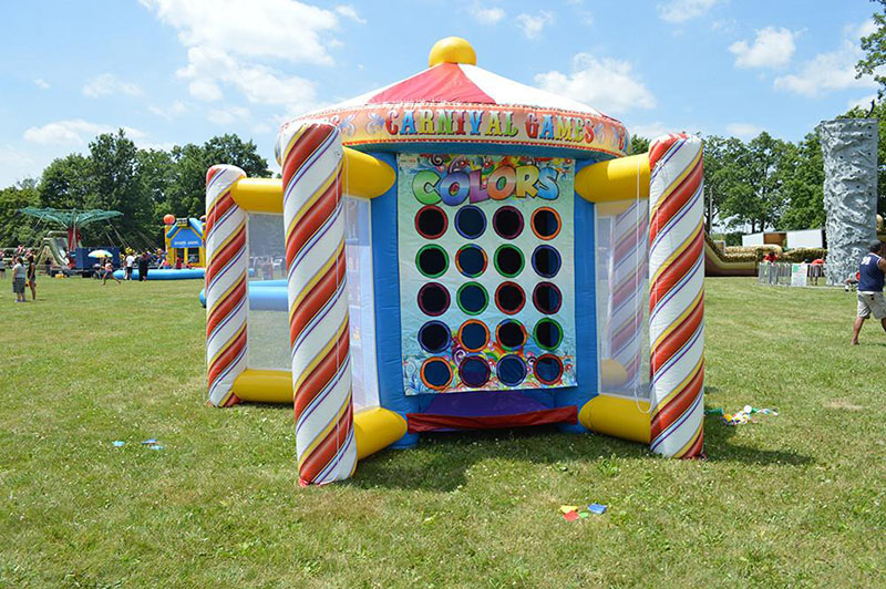 5-in-1 inflatable carnival game