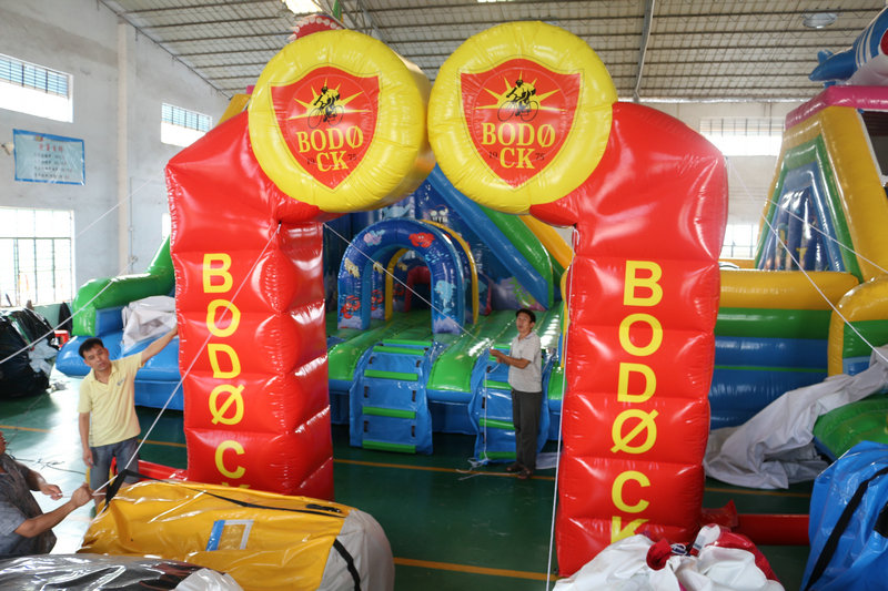 custom inflatable arch combination