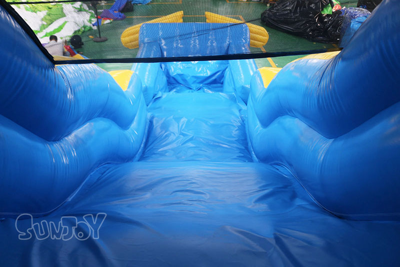 wipe out water slide sliding