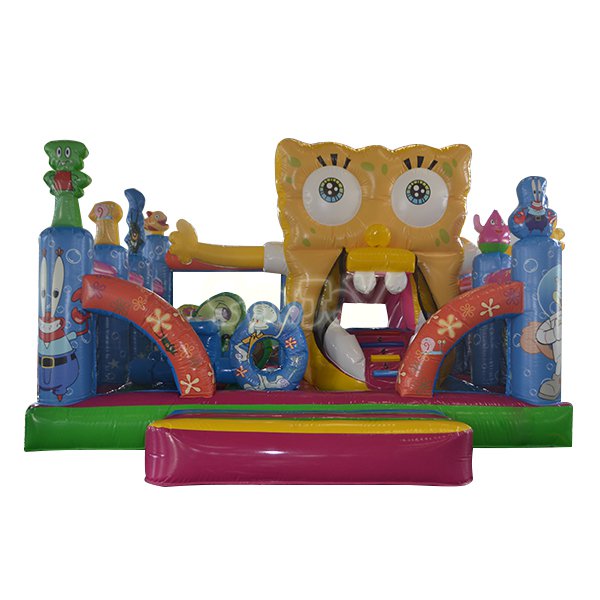 Inflatable SpongeBob Moonwalk Bouncer Combo SJ-AP14036