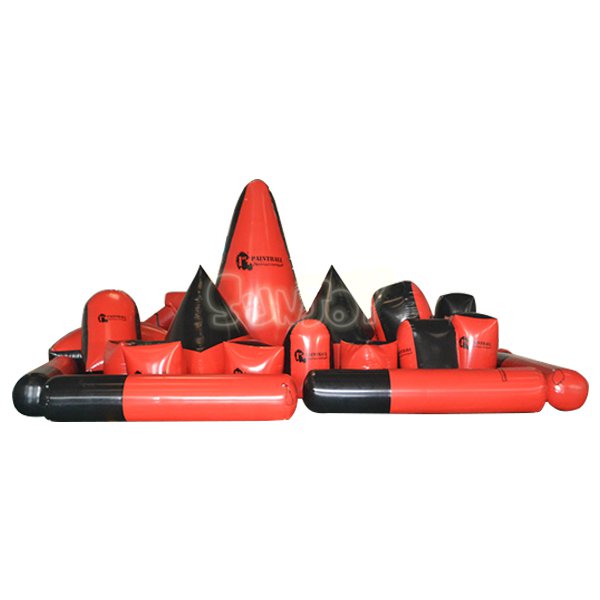 23 Pcs Red Black Barriers Inflatable Paintball Field SJ-PB15002
