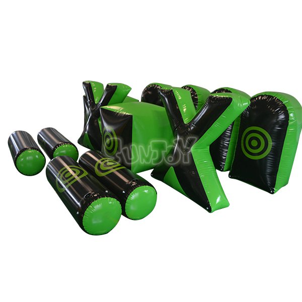 12 Pcs Green Black Bunkers