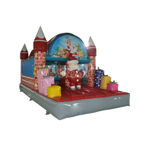 SJ-BO13012 Christmas Inflatable Bounce House With Obstacles