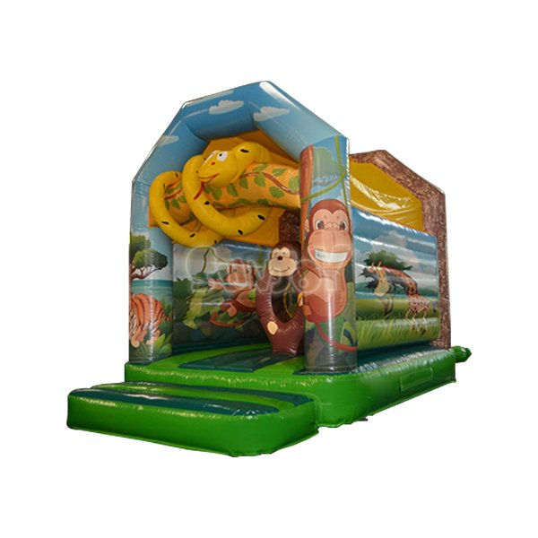 SJ-BO13050 Inflatable African Animal Bounce House On Sale