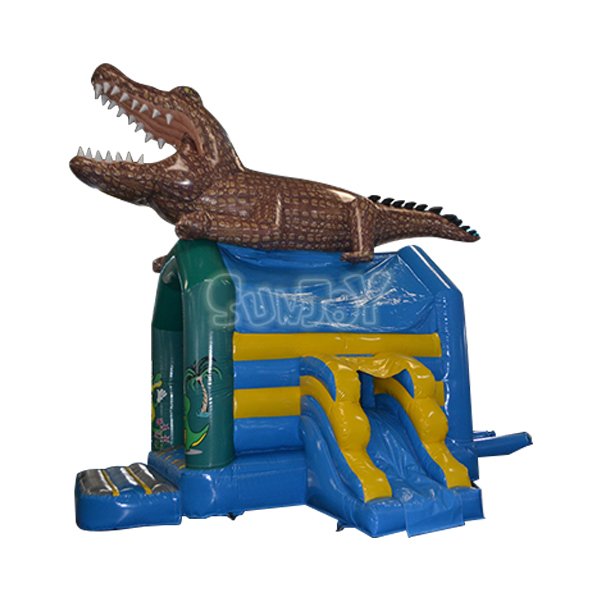 Inflatable Crocodile Bouncer Combo