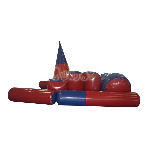 15 Pcs Red Blue Bunkers Custom Inflatable Paintball Field SJ-PB13001