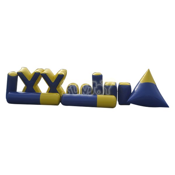 11 Pcs Blue Yellow Inflatable Paintball Bunkers Cheap Sale SJ-PB13004