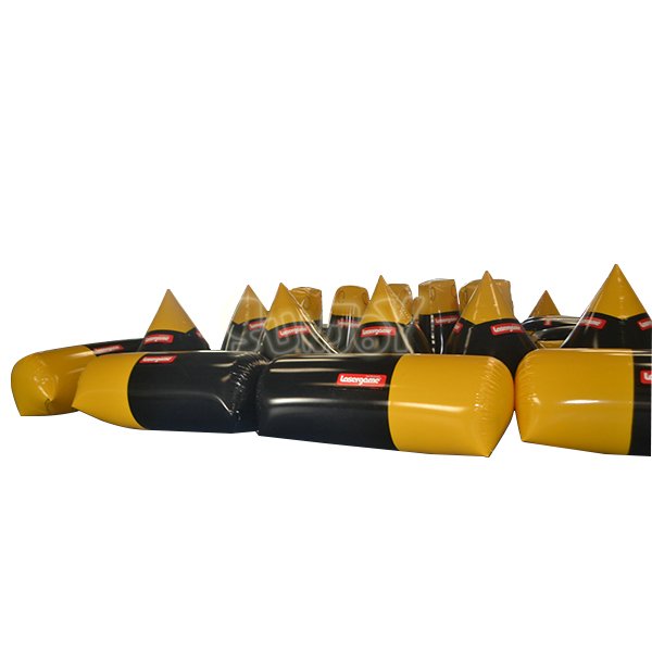 33 Pcs Yellow Black Inflatable Laser Tag Bunkers For Sale SJ-PB13011