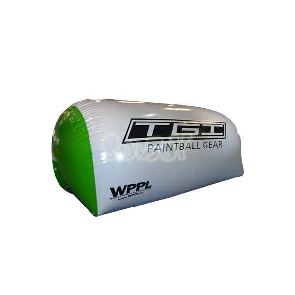 44 Pcs White Green Paintball Bunkers