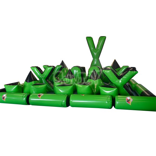 29 Pcs Green Inflatable Paintball Bunkers For Sale SJ-PB13022