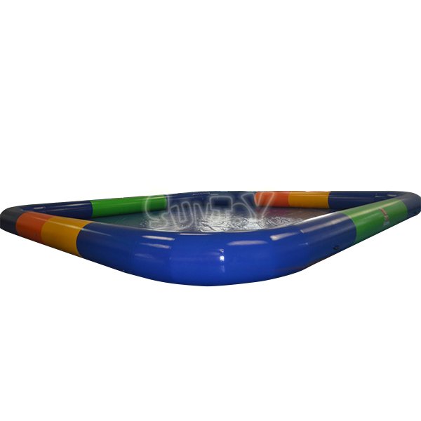 Contrast Color Inflatable Pool