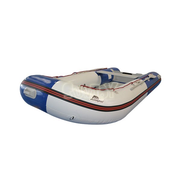 SJ-BA13003 3.7M Wooden Floor Inflatable Motor Boat For Sale