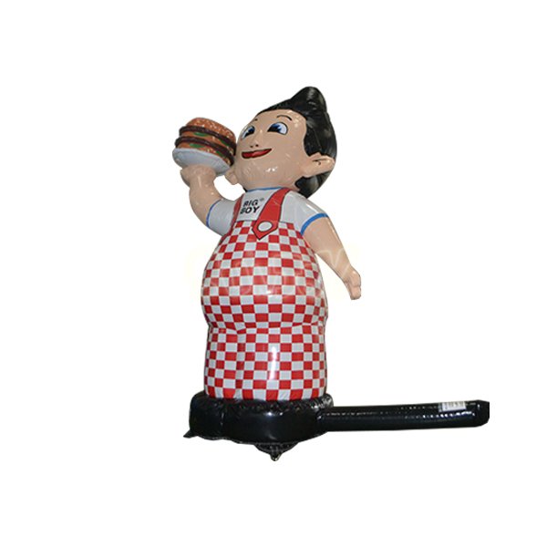 10' Big Boy Hamburger Mascot Inflatable Cartoon SJ-AD13038