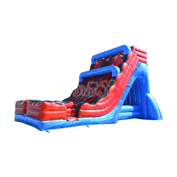 22' Blue Marble Inflatable Slide