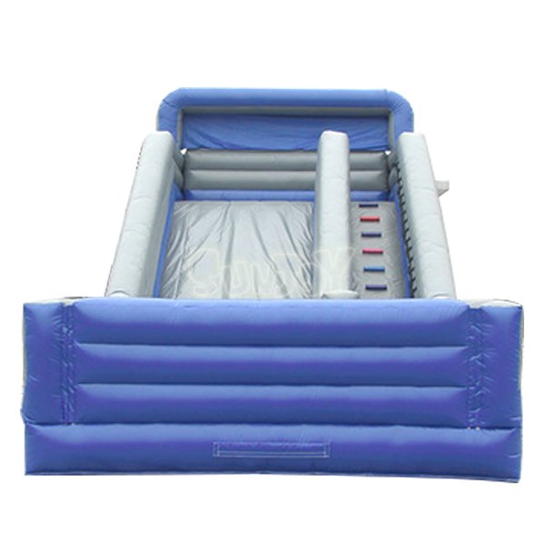 SJ-SL15075 18' Blue and Gray Inflatable Dry Slide