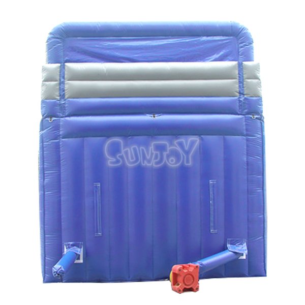 Blue Gray Inflatable Slide