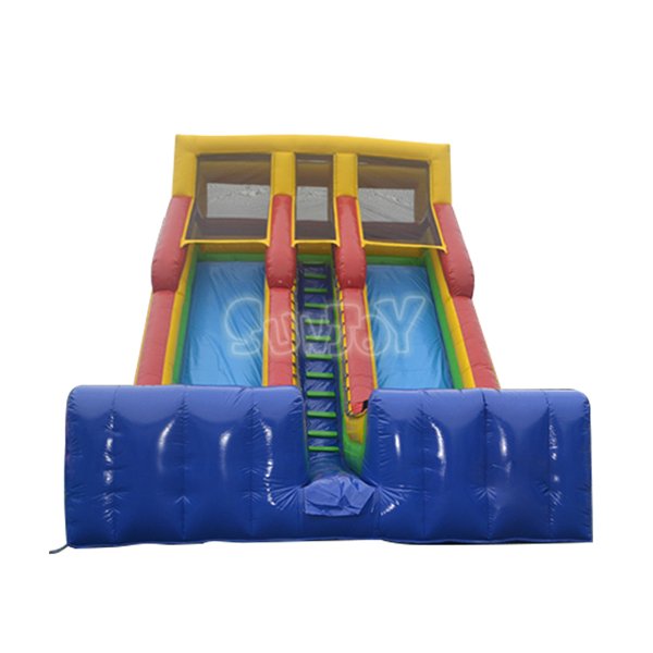 SJ-SL14018 21FT Double Lane Inflatable Dry Slide For Sale