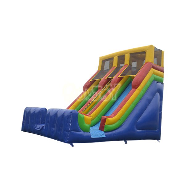 21' Two Lanes Inflatable Slide