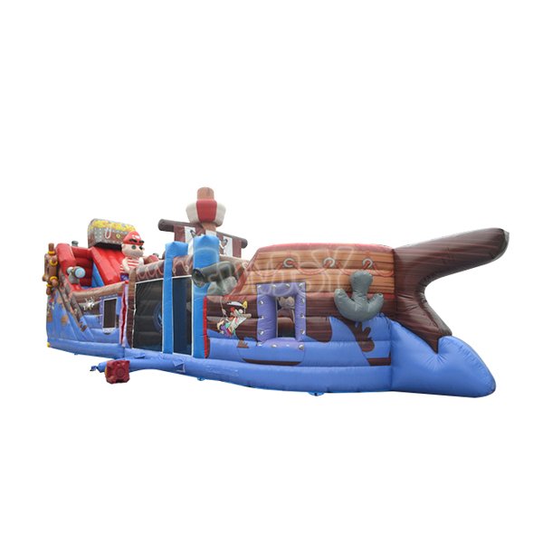 Inflatable Bouncy Pirate Ship Slide