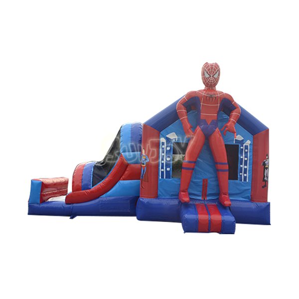 SJ-CO140033 Spiderman Bounce House With Slide Combo