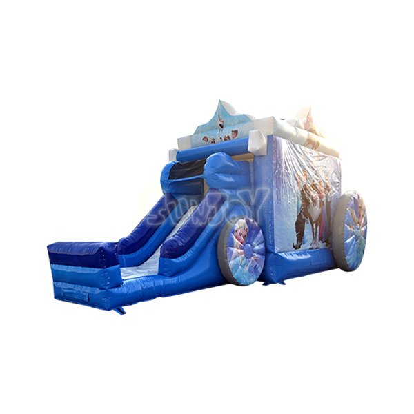 Frozen Inflatable Carriage Bounce House Combo SJ-CO14021