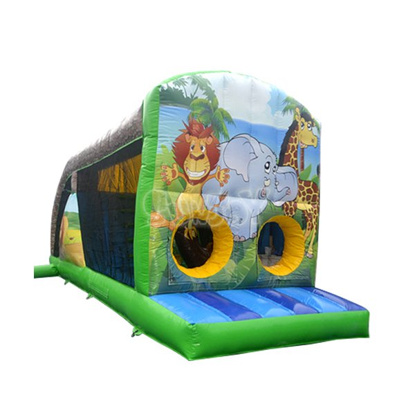 SJ-OB14001 Inflatable Jungle Obstacle Bouncer For Children