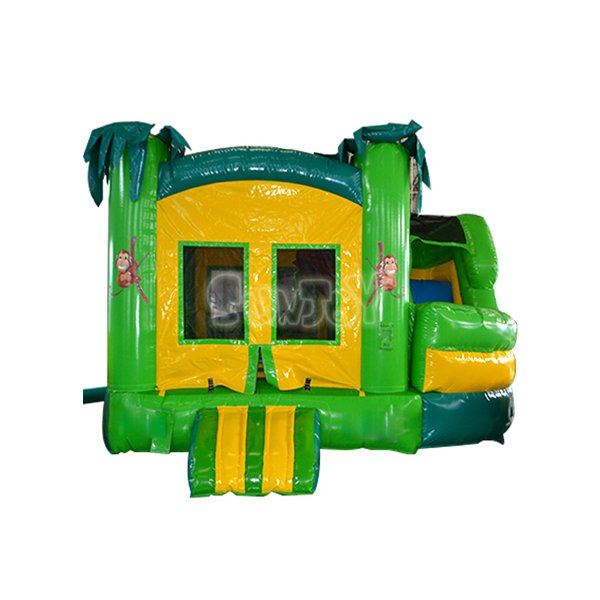 SJ-CO14023 Jungle Inflatable Moon House Slide Combo