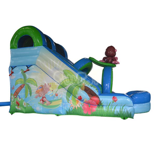 15FT Monkey Inflatable Water Slide