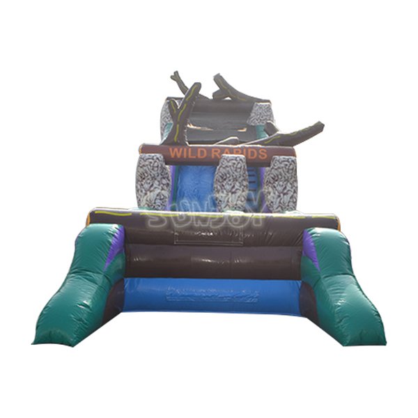 SJ-SL14015 19' Wild Rapids Inflatable Dry Slide For Sale