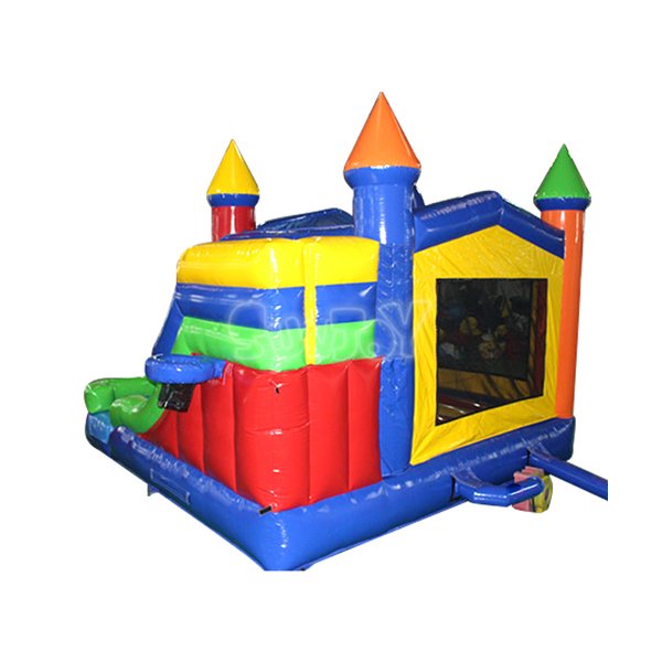 Wet Dry Slide Bounce House Combo