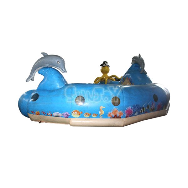 SJ-OB15002 Inflatable Dolphin Long Shape Obstacle Course