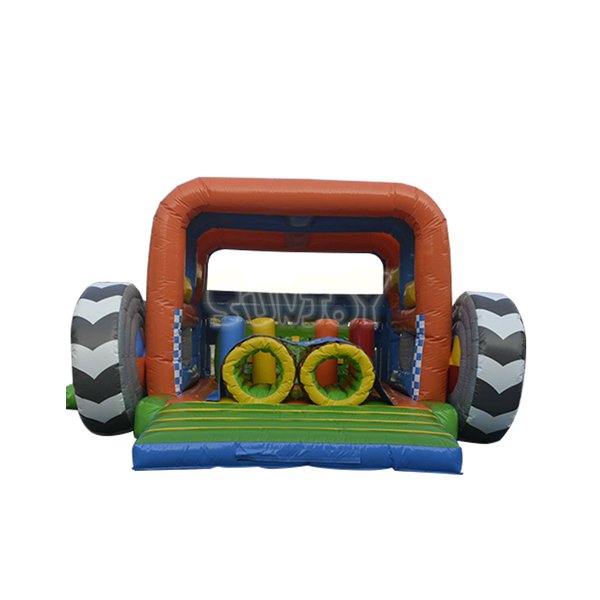 SJ-OB14020 Inflatable Obstacle Course Big Truck Design