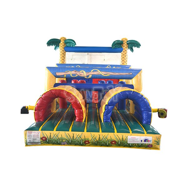 SJ-OB15015 Inflatable Jungle Obstacle Course For Kids