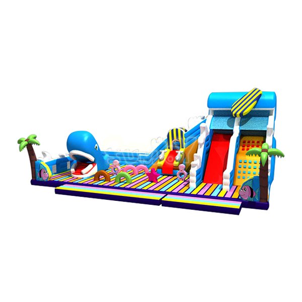 Marine Theme Large Inflatable Amusement Park New Design For Sale SJ0901