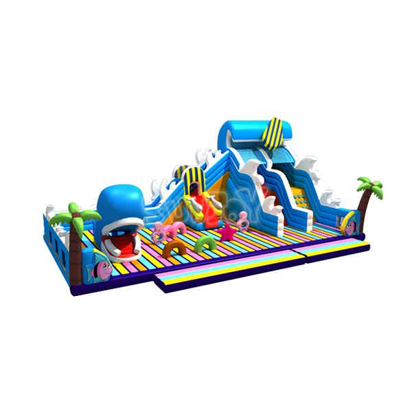 Marine Combo Bounce House Slide