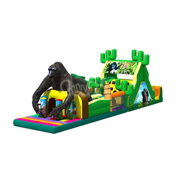 Gorilla Disorder Inflatable Obstacle Course New Design SJ0894
