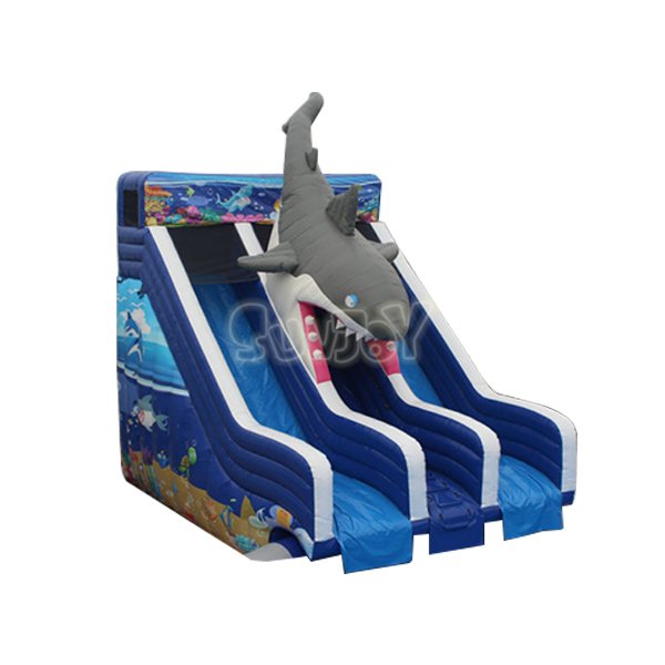 Shark Water Slide With Pool