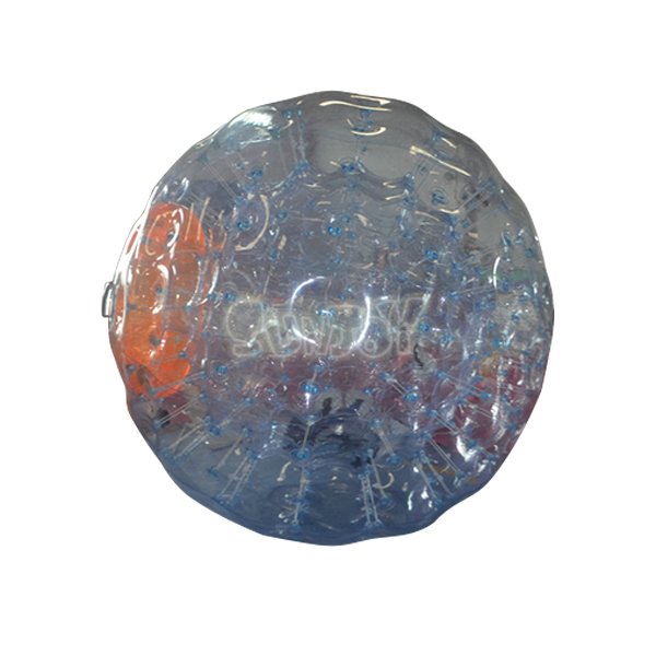 2M Orange Ring Clear Zorb Ball