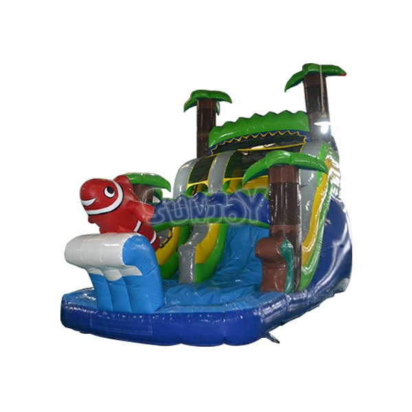 SJ-WSL15032 Clown Fish Inflatable Water Slide with Pool