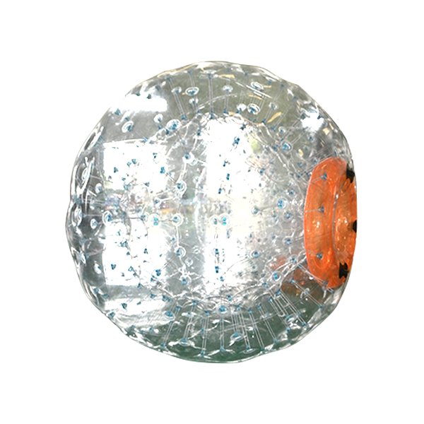 2.4M Clear Orange Ring Zorb Ball