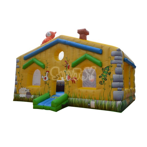 SJ-CO2012038 Inflatable House Combo Kids Playhouse