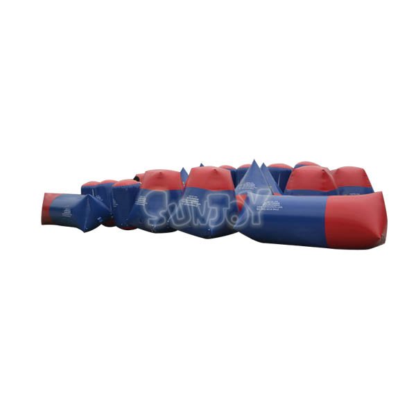 20 Pcs Red Blue Paintball Bunkers