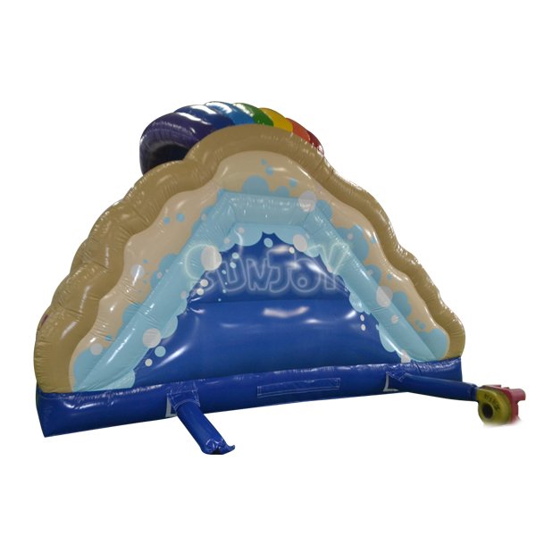 SJ-SL12001 15' Small Rainbow Inflatable Dry Slide For Sale