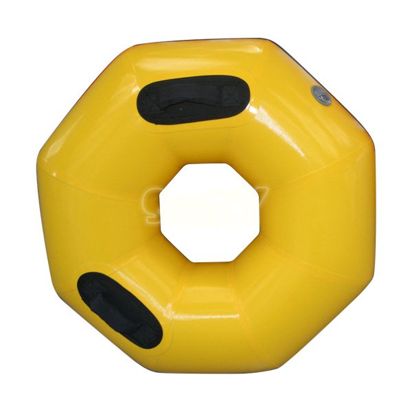 Yellow Inflatable Water Tube Pool Float Ring With Handles SJ-WG12018