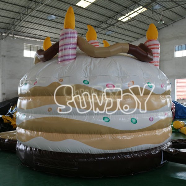 SJ-BO16038 Inflatable Cake Bouncer Birthday Party Jumpers