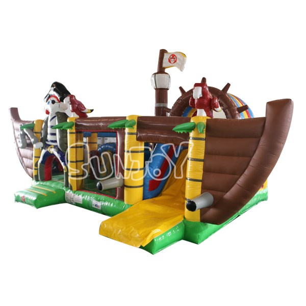 Pirate Ship Slide Inflatable Bounce House Combo SJ-CO16008