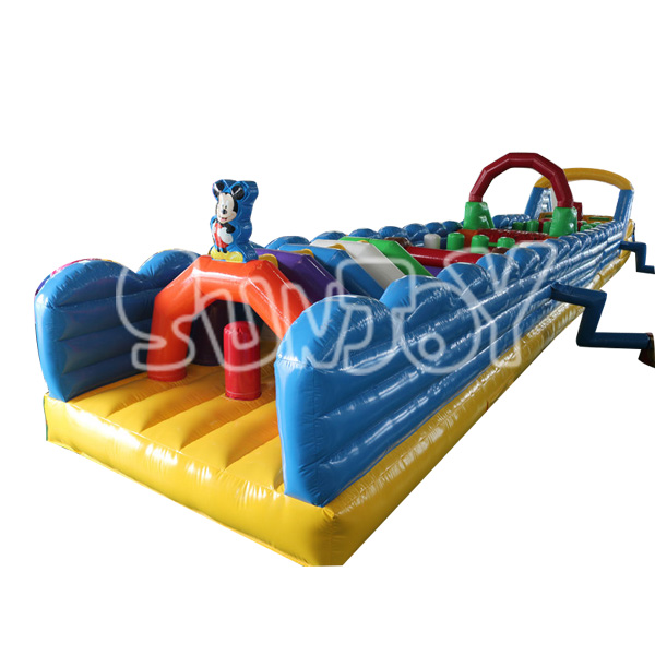 SJ-OB16030 20M Inflatable Big Obstacle Course For Sale