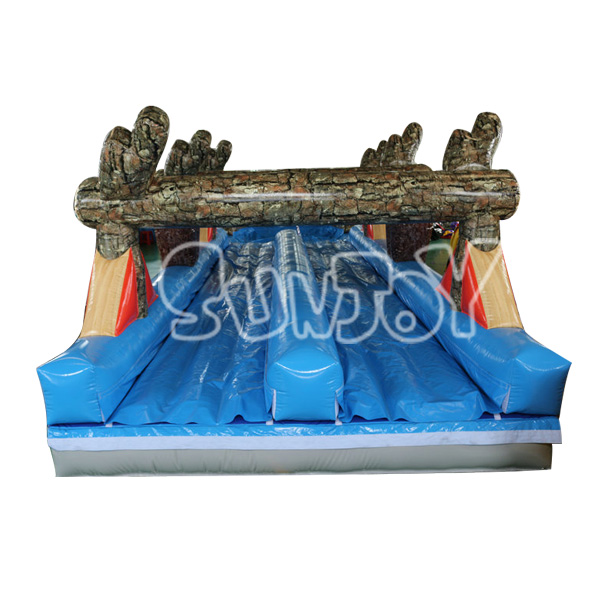 SJ-NS16001 Inflatable Log Mountain Wave Slip and Slide