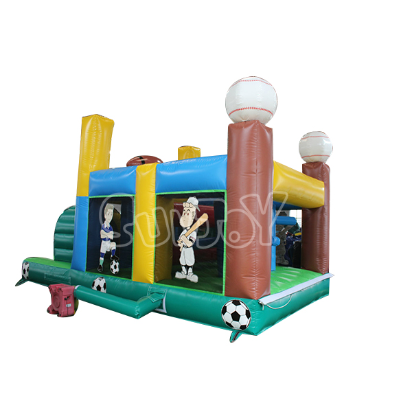 SJ-OB16013 Ball Games Inflatable Obstacle Course Custom