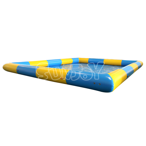 10M Blue Yellow Big Inflatable Pool